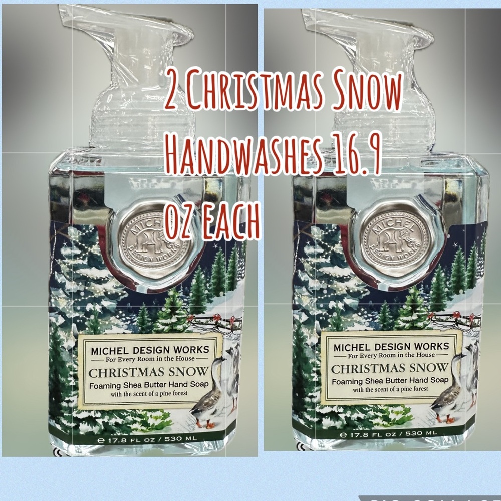 Christmas Snow Foaming Hand Soap 2 set 16.9oz each